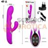 Vibrador 2 motores, toma 45 grados de temperatura. Recarga  USB